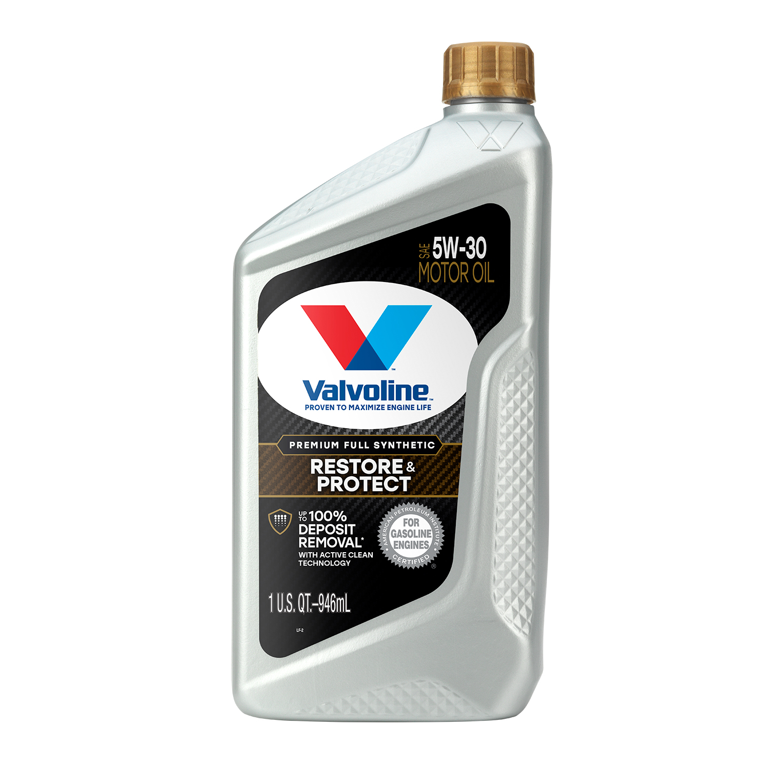 slide 1 of 2, Valvoline Restore & Protect Full Synthetic 5W-30 Motor Oil, 1 qt