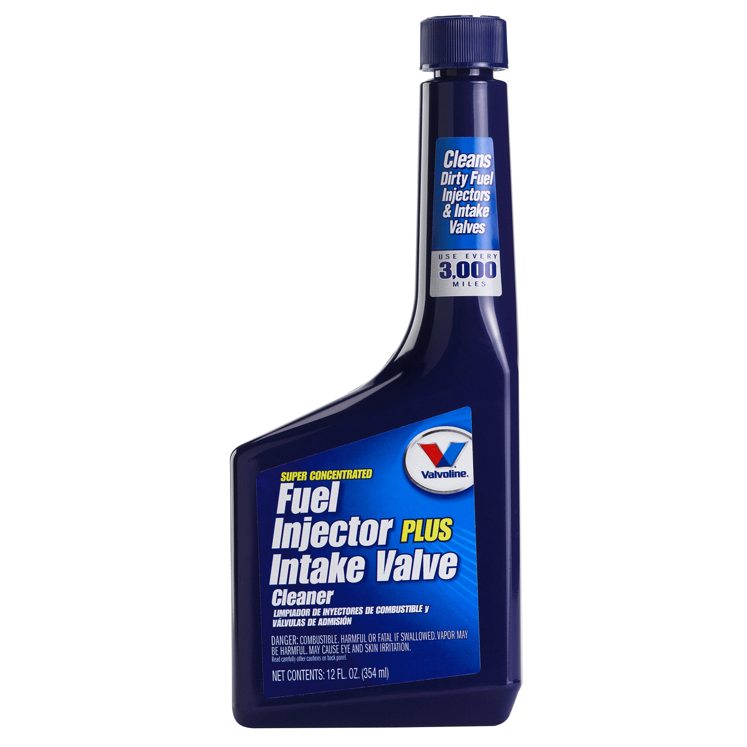 slide 1 of 1, Valvoline Fuel Injector plus Intake Valve Cleaner, 12 oz