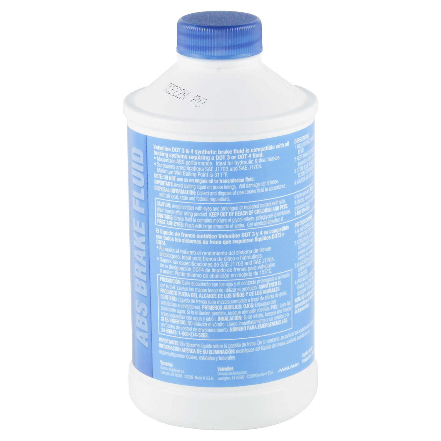 slide 2 of 2, Valvoline DOT 3 & 4 Brake Fluid, 12 fl oz