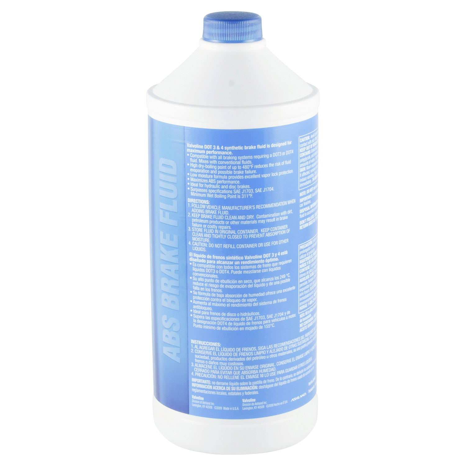 slide 2 of 2, Valvoline Dot 3 & 4 Brake Fluid, 32 oz