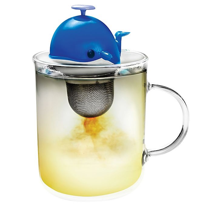 slide 2 of 2, Epoca Whale Tea Infuser Set - Blue, 3 ct