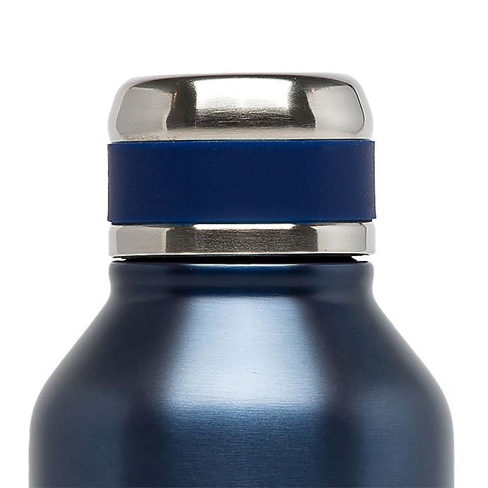 slide 3 of 3, Primula Luster Water Bottle - Navy, 17 oz