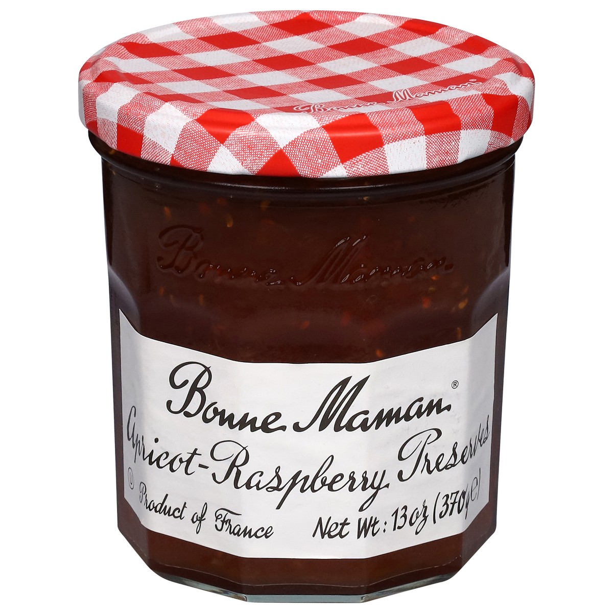 slide 1 of 11, Bonne Maman Bnemmn Preserves Apricot Raspbry, 13 oz