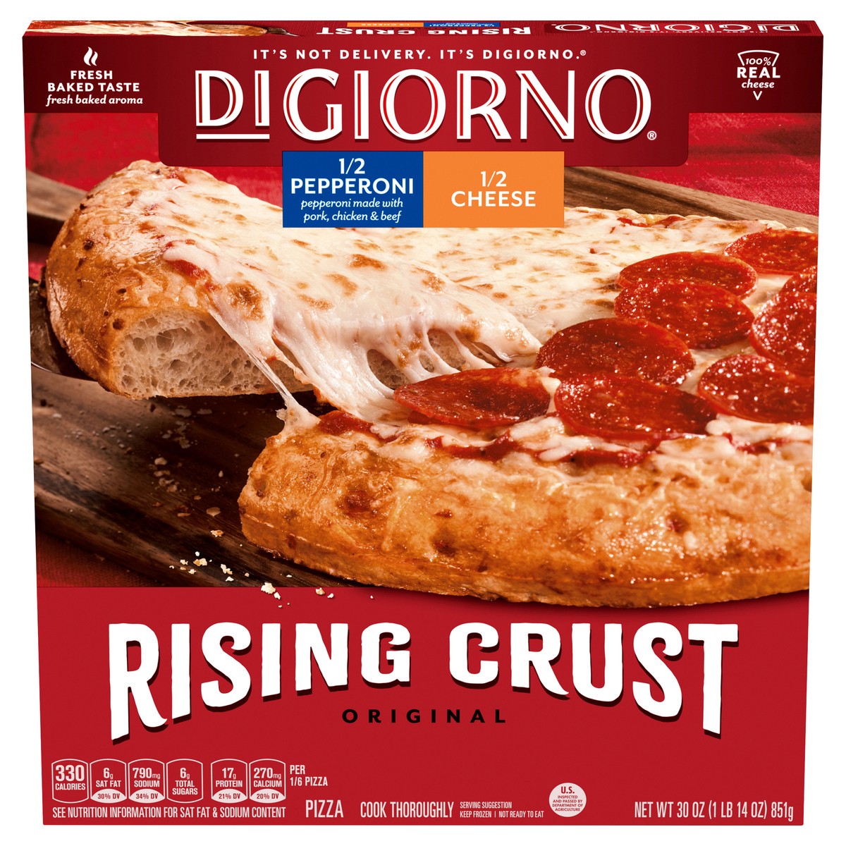 slide 1 of 3, DiGiorno Pizza, 30 oz