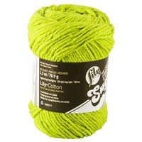 slide 9 of 9, Lily Sugar 'n Cream Yarn - Hot Green, 1 ct