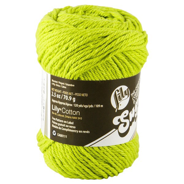 slide 3 of 9, Lily Sugar 'n Cream Yarn - Hot Green, 1 ct