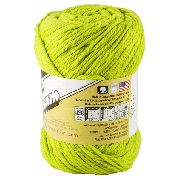 slide 6 of 9, Lily Sugar 'n Cream Yarn - Hot Green, 1 ct