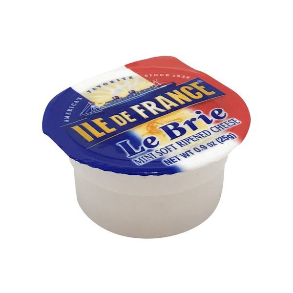 slide 1 of 1, Ile de France Single Serve Brie Cheese Bites, 0.9 oz