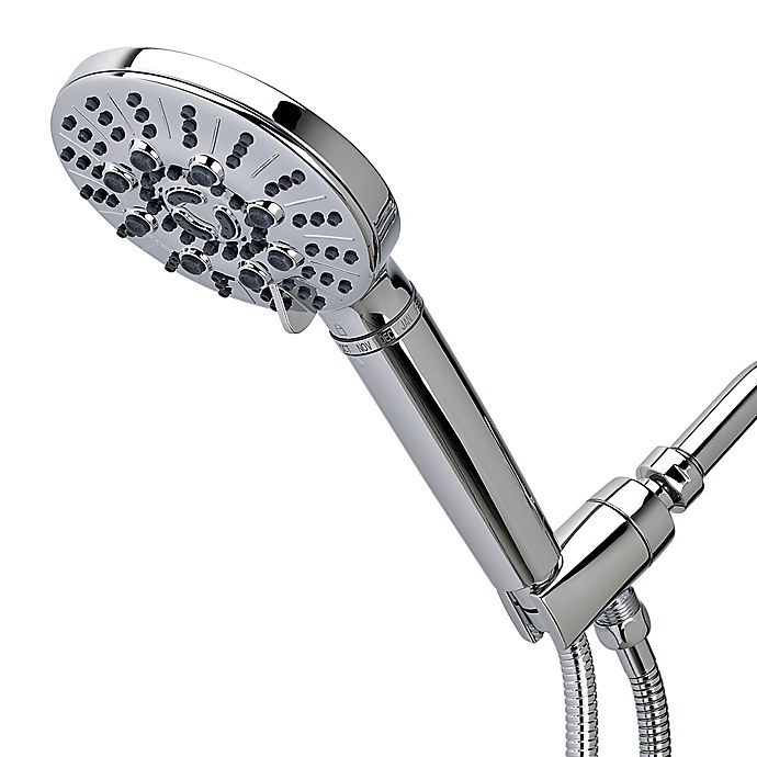 slide 1 of 2, Sprite Biarritz 7-Spray Filtered Handheld Showerhead - Chrome, 1 ct