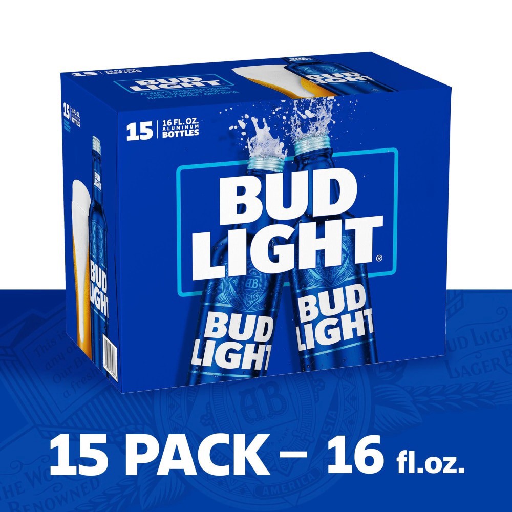 slide 1 of 6, Bud Light, 15 ct; 16 fl oz