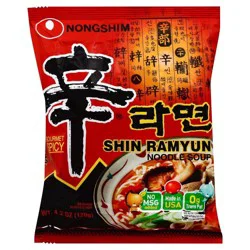 Nongshim Shin Gourmet Spicy Noodle Soup 4.23 oz