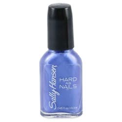 Sally Hansen Hard as Nails Color, Sturdy Sapphire, Nail Color Strengthener, 0.45 Fl Oz, Nail Polish, Nail Hardener, Nail Growth Serum, No Chipping, Cracking, or Splitting, Bold Tone