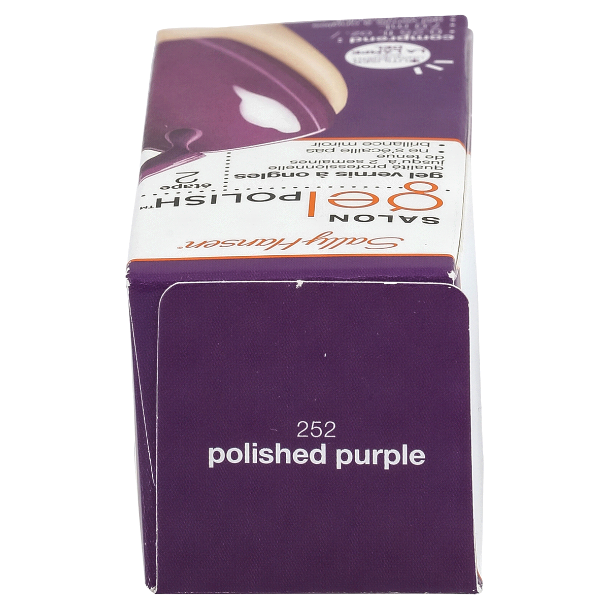 slide 5 of 6, Sally Hansen Salon Gel Polish 252 Polished Purple, 1 ct