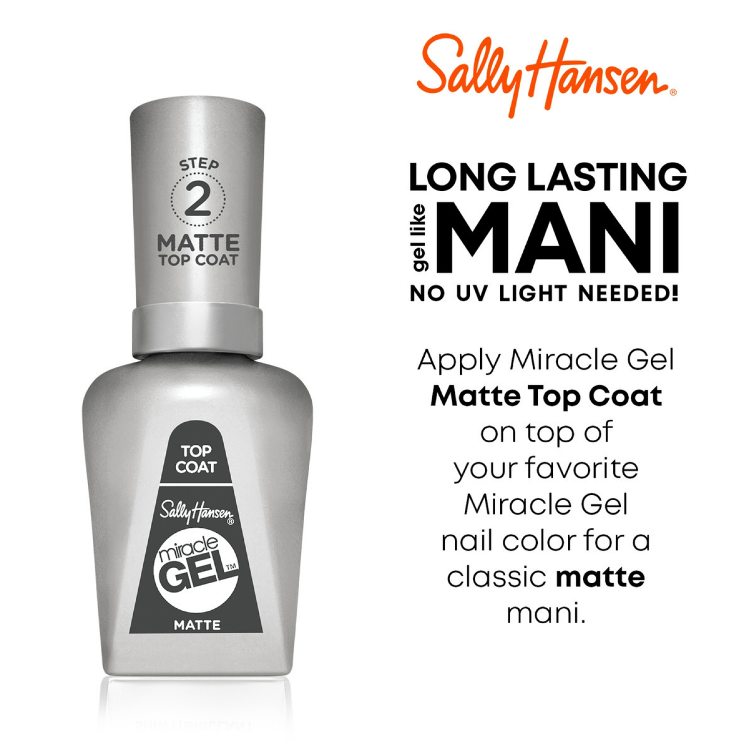 slide 5 of 6, Sally Hansen Matte 102 Top Coat 0.5 oz, 0.5 oz