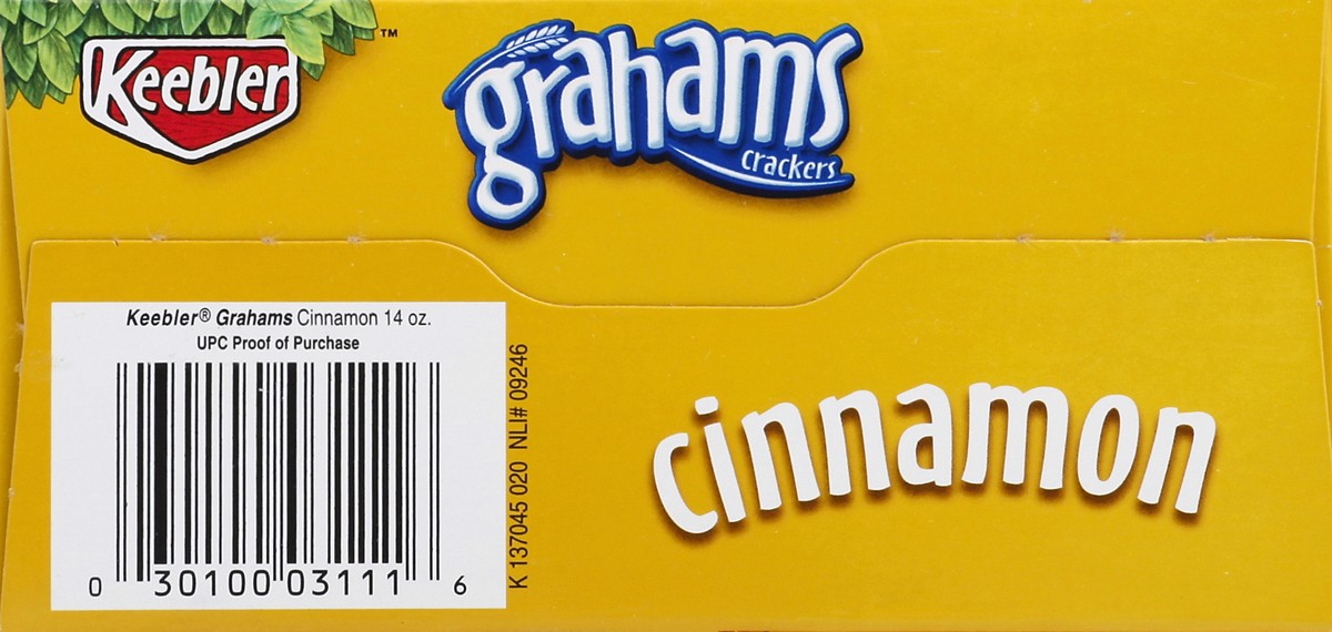 slide 4 of 6, Keebler Grahams Crackers, Cinnamon, 14 oz