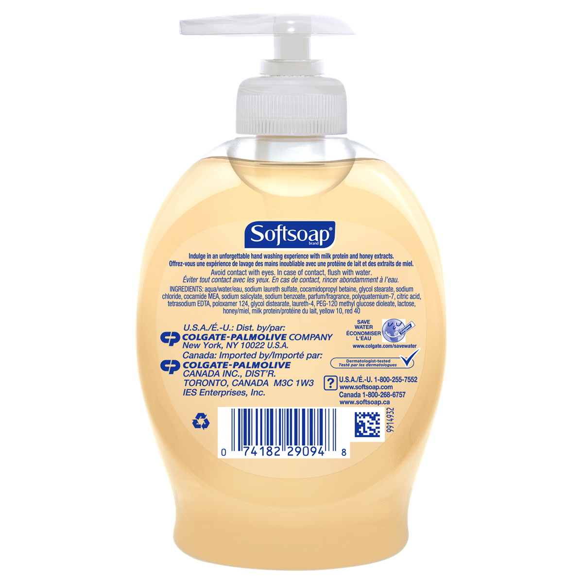 slide 8 of 11, Softsoap Milk And Honey Moisturizing Liquid Hand Soap, 7.5 fl oz