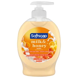 Softsoap Liquid Hand Soap Pump, Milk & Golden Honey - 7.5 Fluid Ounce