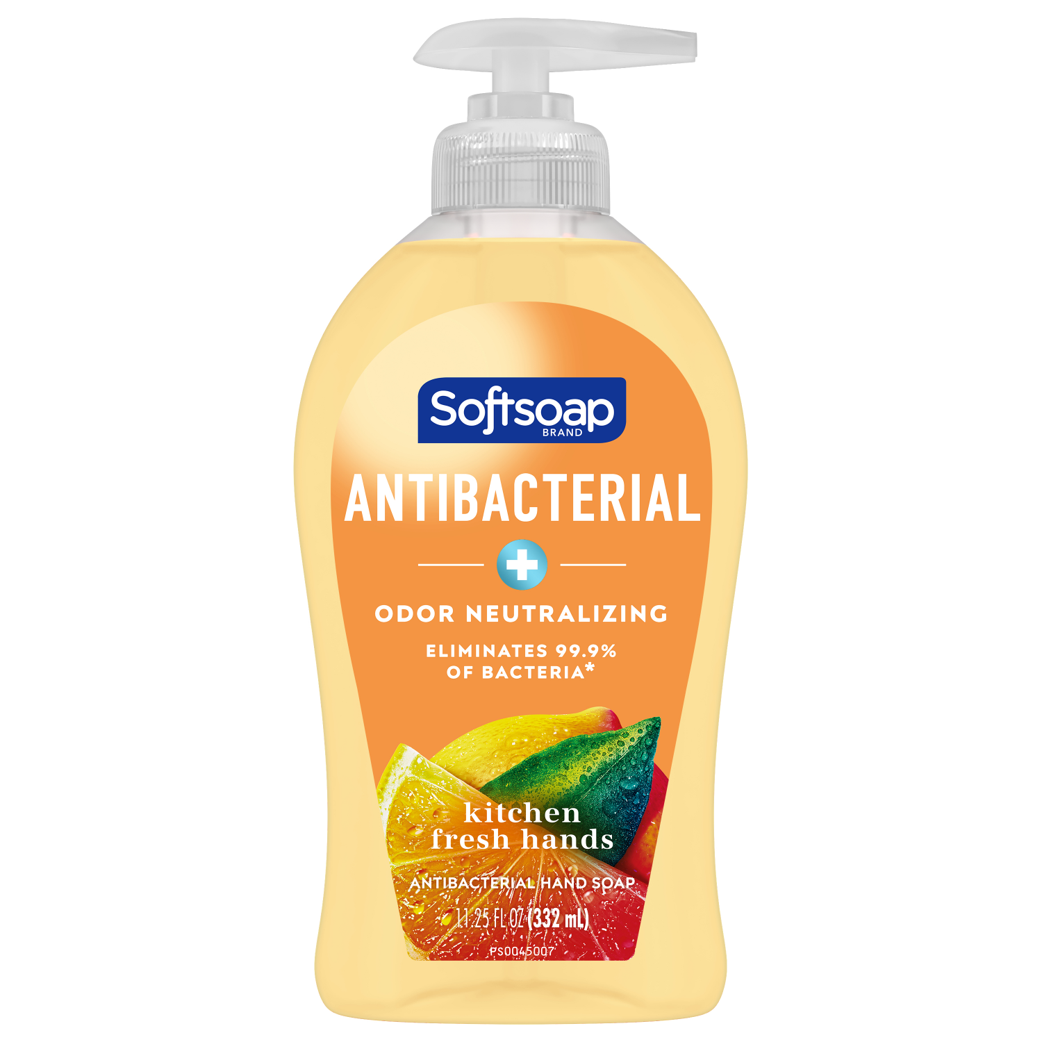 slide 1 of 2, Softsoap Antibacterial Liquid Hand Soap Pump, Kitchen Fresh Hands - 11.25 Fluid Ounce, 11.25 fl oz