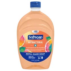 Softsoap Antibacterial Liquid Hand Soap Refill, Crisp Clean - 50 Fluid Ounce