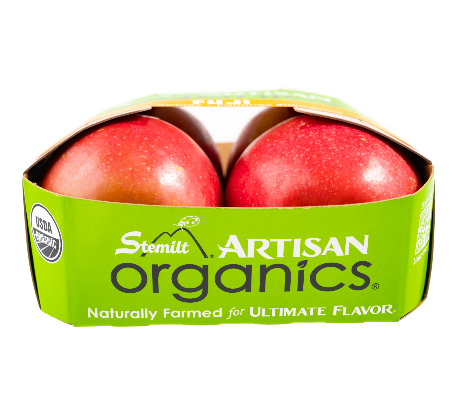slide 1 of 5, Stemilt Organic Fuji Apples 1 ea, 4 ct