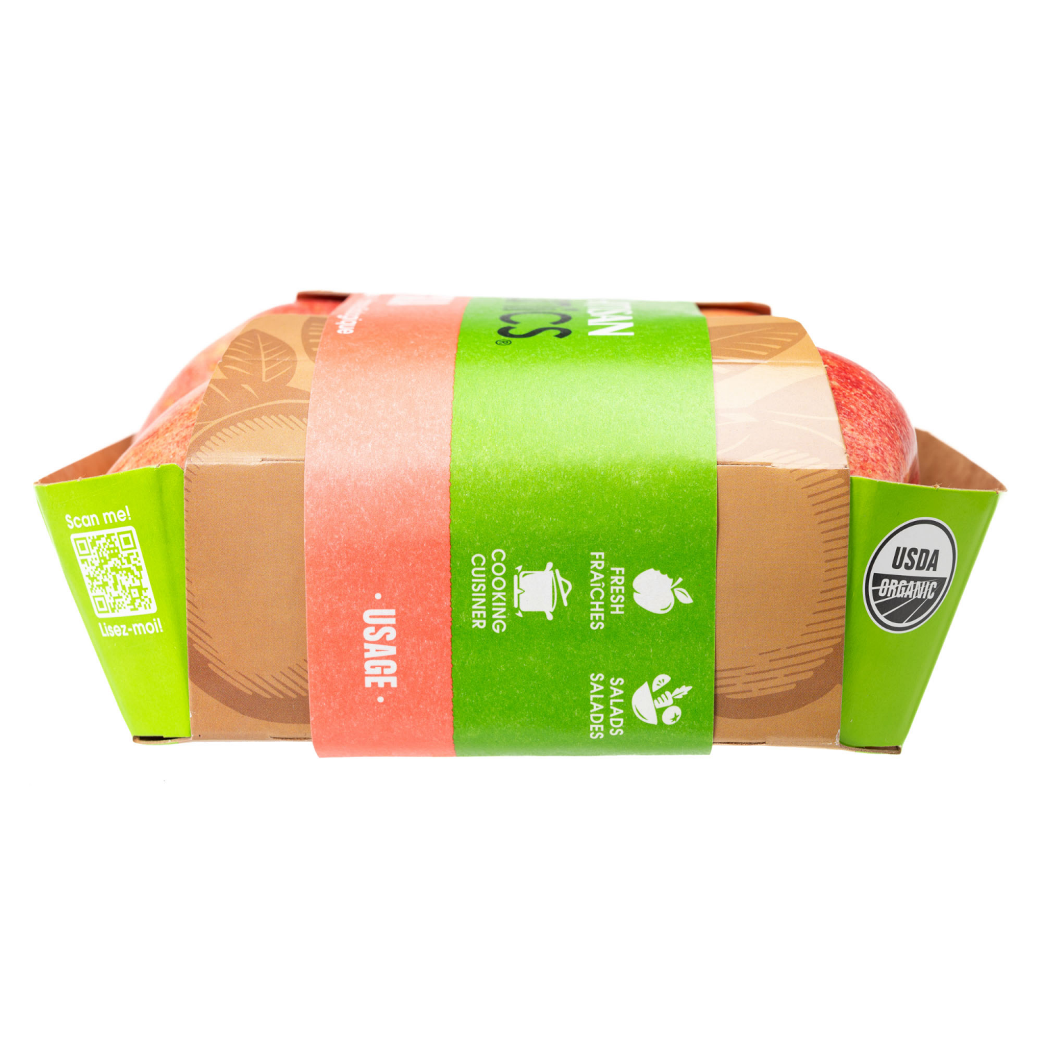 slide 3 of 5, Stemilt Organic Gala Apples 1 ea, 1 ct