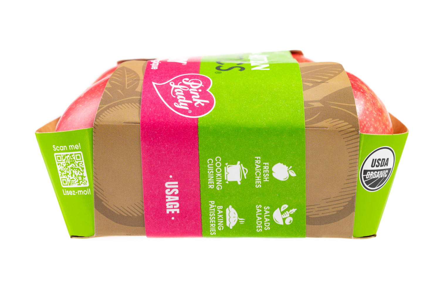 slide 3 of 5, Stemilt Organic Pink Lady Apples 1 ea, 1 ct