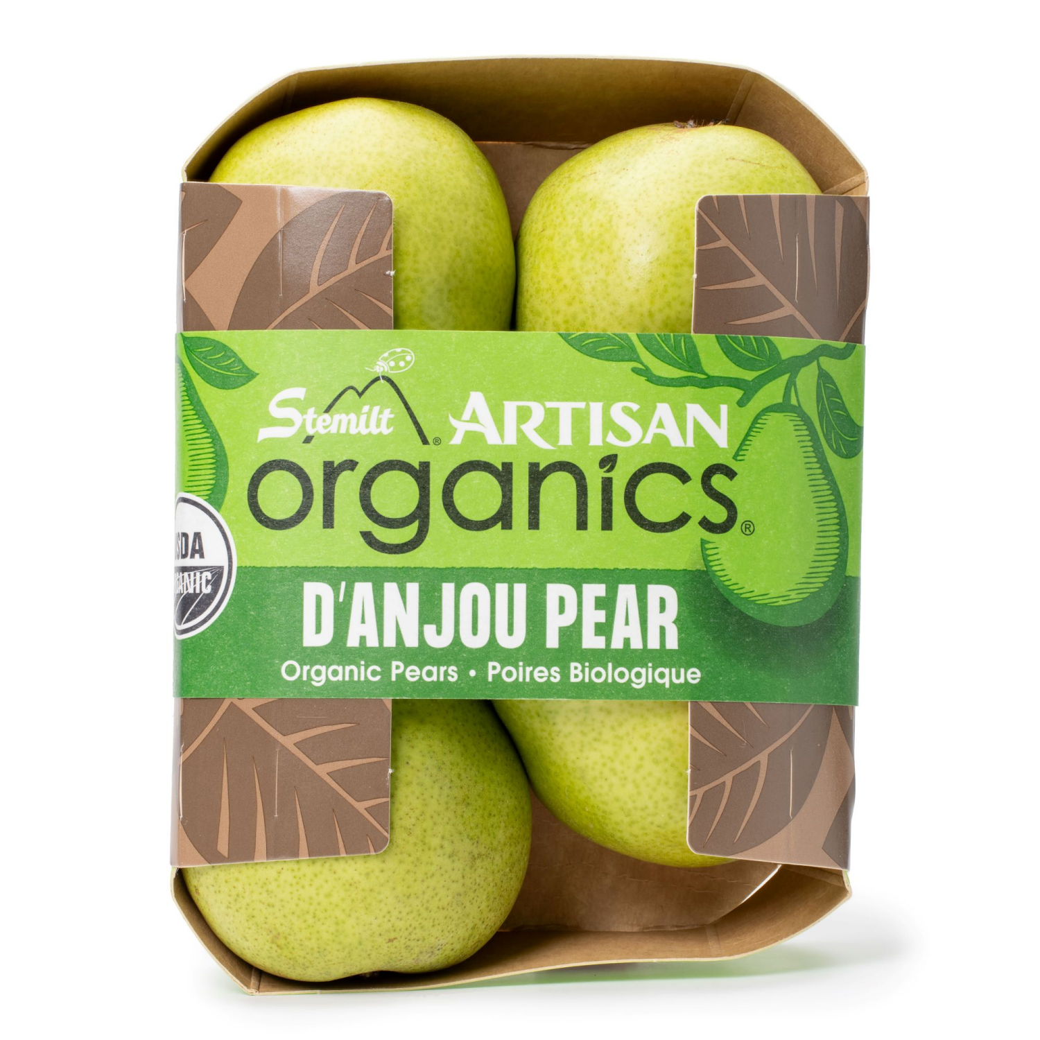 slide 4 of 4, Artisan Organic Danjou Pears 4 Ct, 4 ct