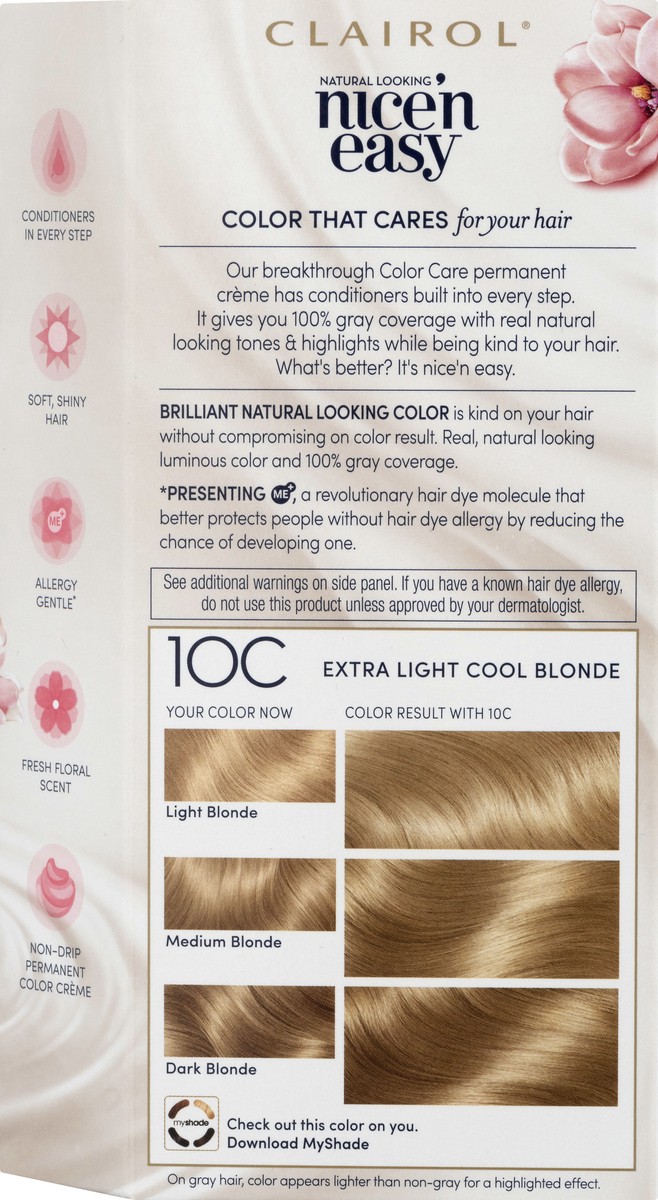 slide 5 of 12, Nice'n Easy Clairol Nice 'N Easy 10A Extra Light Ash Blonde, 1 ea