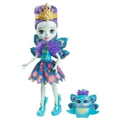 slide 1 of 1, Mattel Enchantimals Patter Peacock Doll, 1 ct