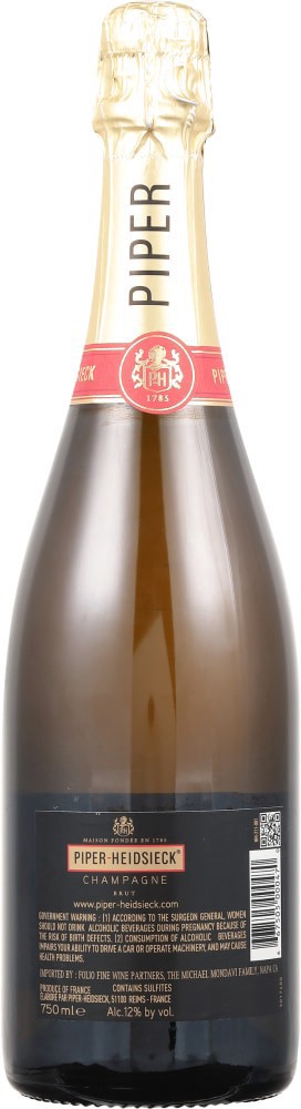 slide 3 of 5, Piper-Heidsieck Cuvee Brut Champagne, 25.39 fl oz