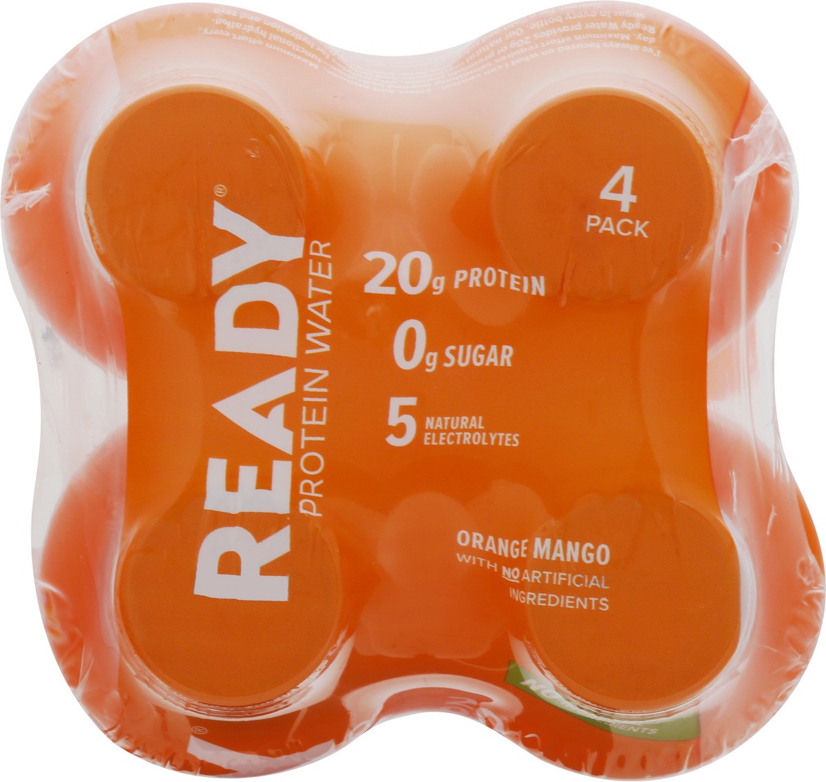 slide 5 of 13, Ready Nutrition Ready 4 Pack Orange Mango Protein Water 4-16.9 fl oz Bottles - 4 ct, 4 ct