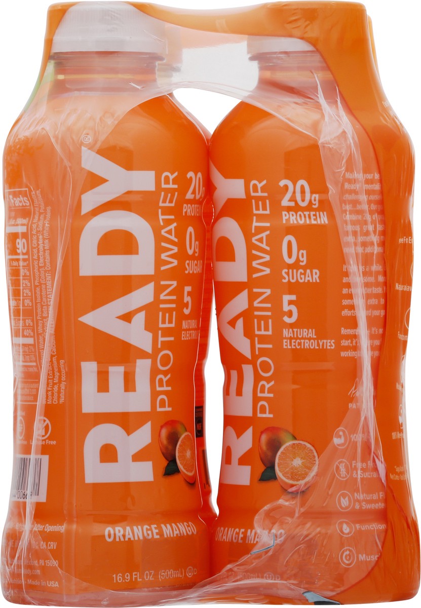 slide 8 of 13, Ready Nutrition Ready 4 Pack Orange Mango Protein Water 4-16.9 fl oz Bottles - 4 ct, 4 ct