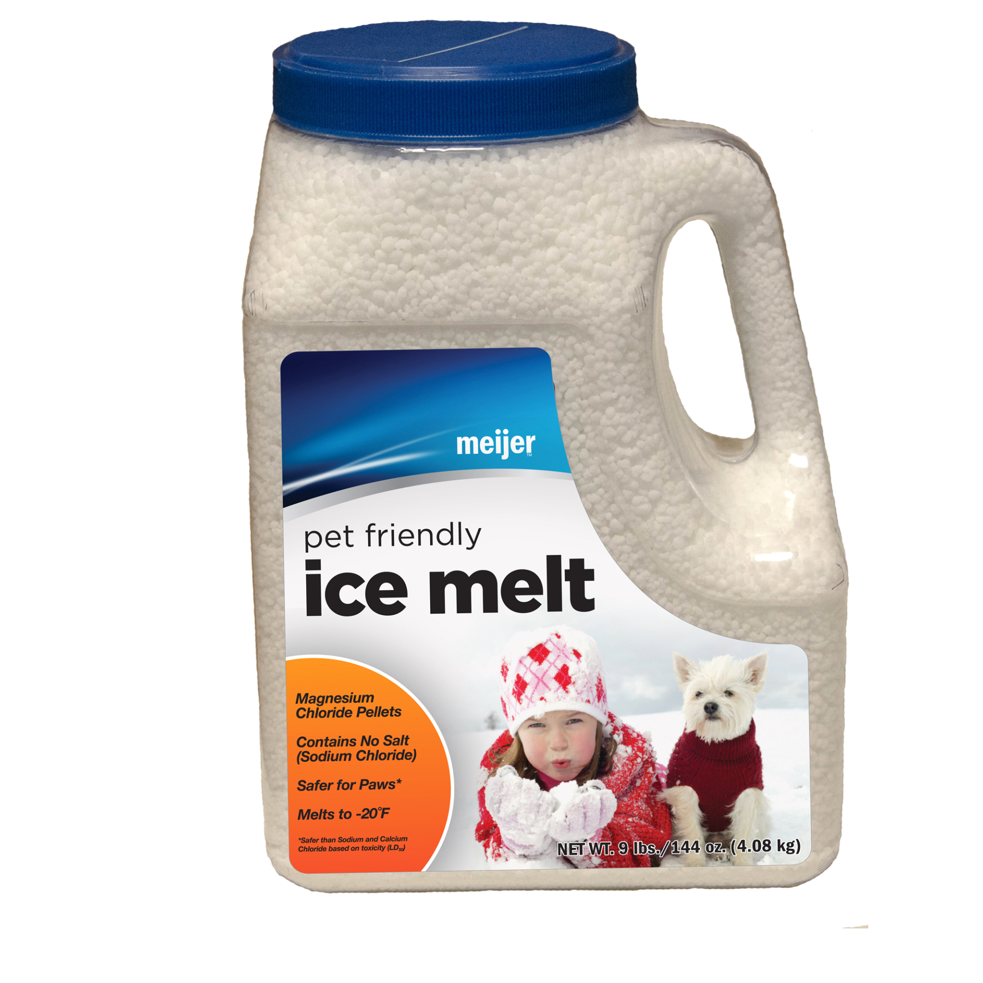 slide 1 of 1, Meijer Pet Friendly Ice Melt Jug, 9 lb