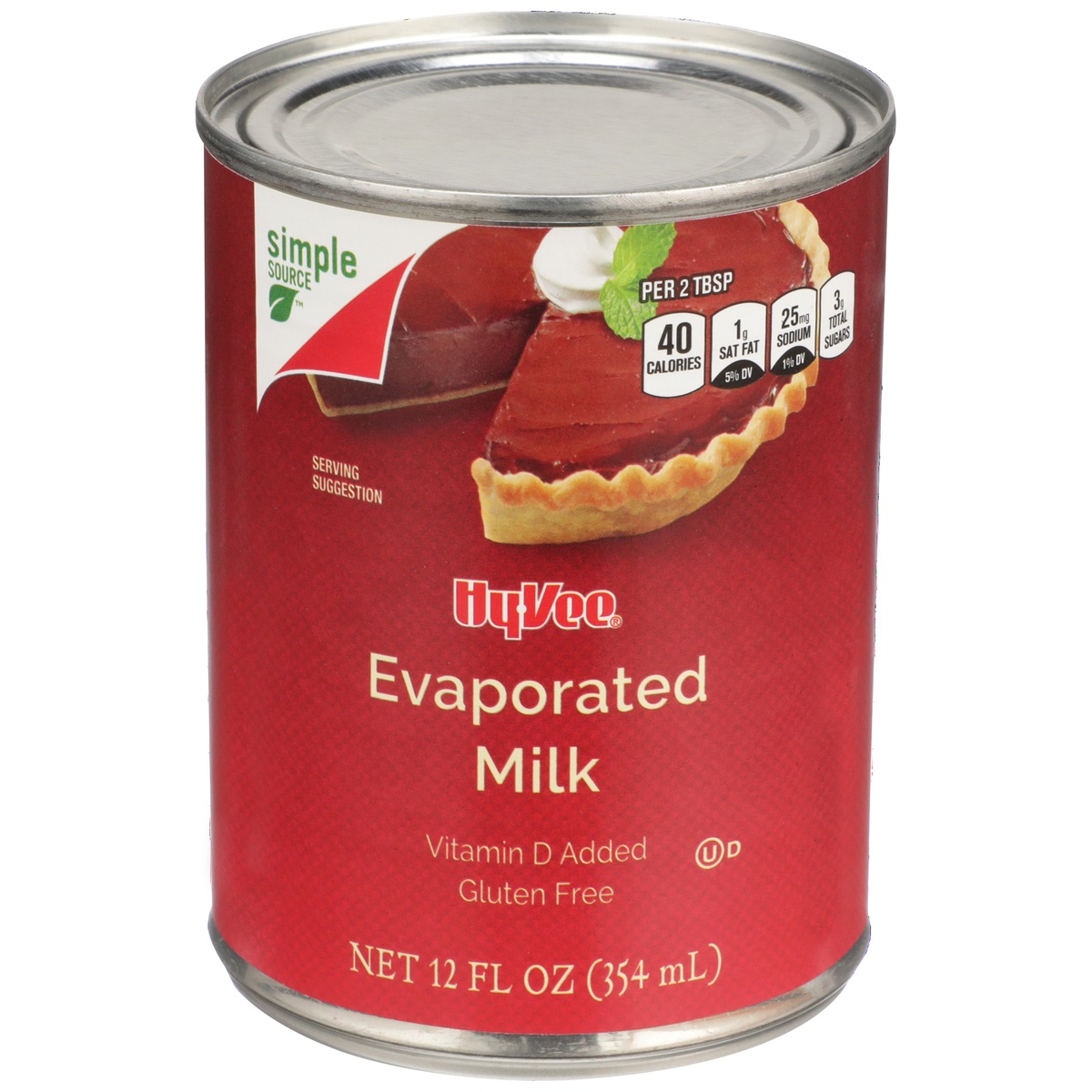 slide 1 of 1, Hy-vee Evaporated Milk, 12 fl oz