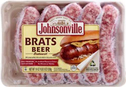 Johnsonville Beer Bratwurst 19 oz