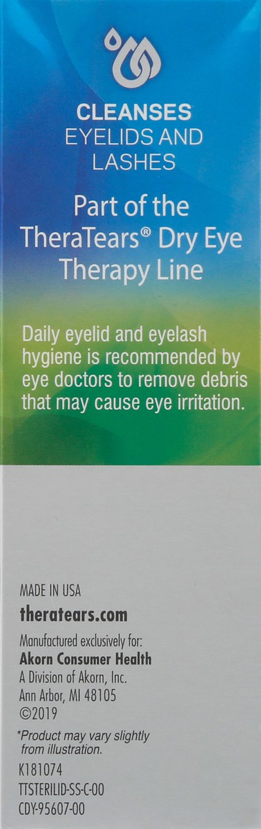 slide 6 of 9, TheraTears SteriLid Antimicrobial Eyelid Cleanser and Facial Wash, 2 fl oz Spray, 2 oz