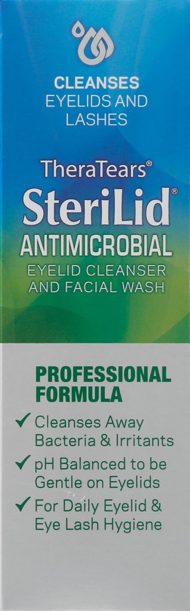 slide 4 of 9, TheraTears SteriLid Antimicrobial Eyelid Cleanser and Facial Wash, 2 fl oz Spray, 2 oz