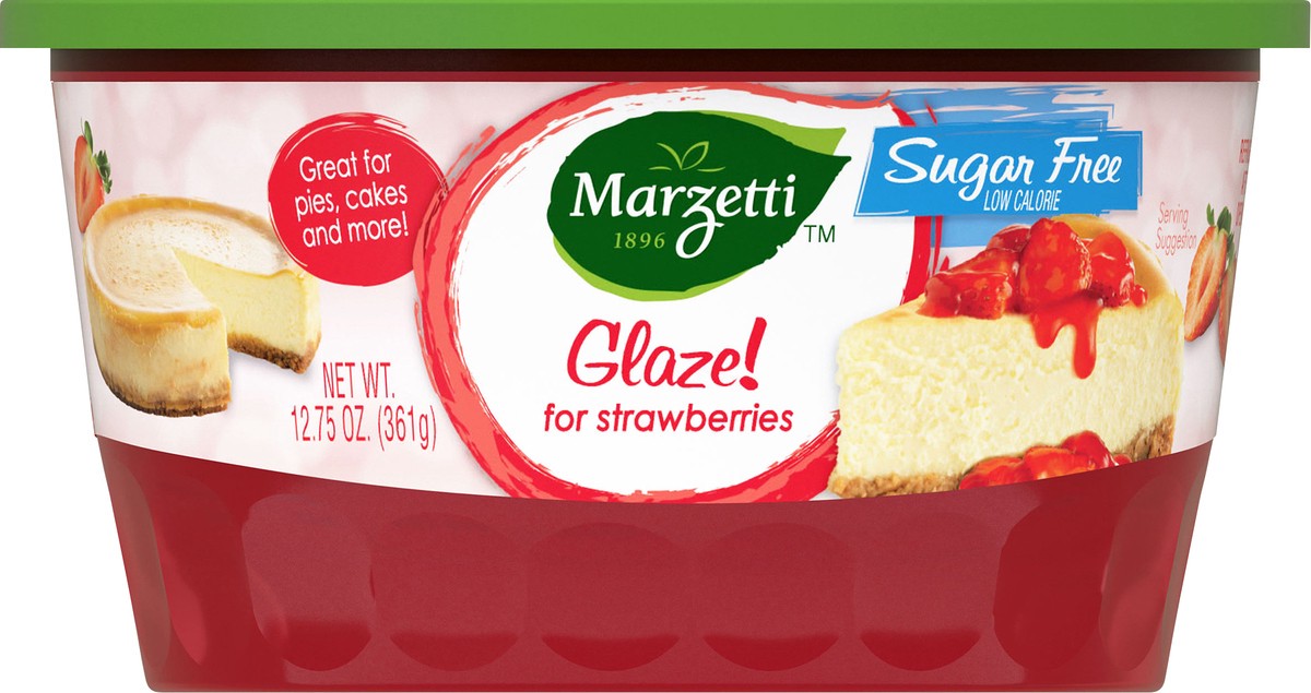 slide 1 of 9, Marzetti for Strawberries Sugar Free Glaze 12.75 oz, 12 oz