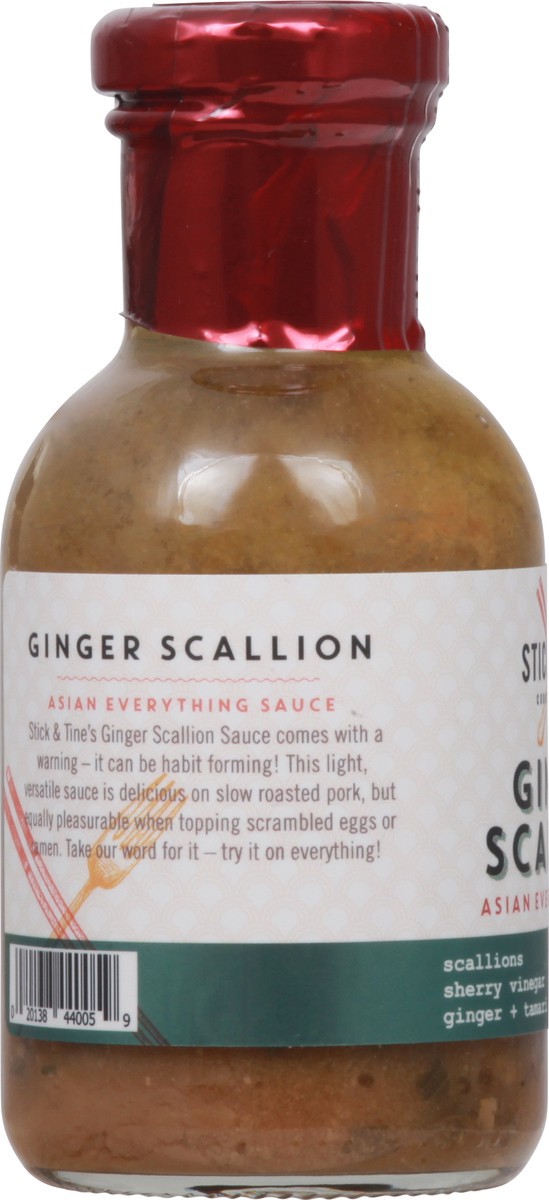 slide 13 of 14, Stick + Tine Ginger Scallion Asian Everything Sauce, 8.2 oz