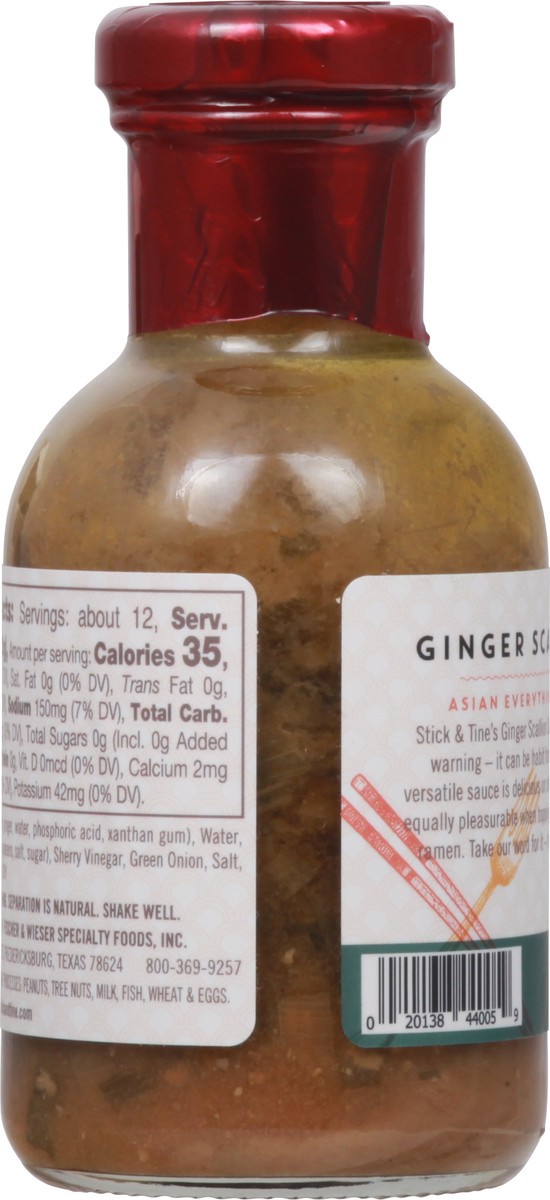 slide 6 of 14, Stick + Tine Ginger Scallion Asian Everything Sauce, 8.2 oz