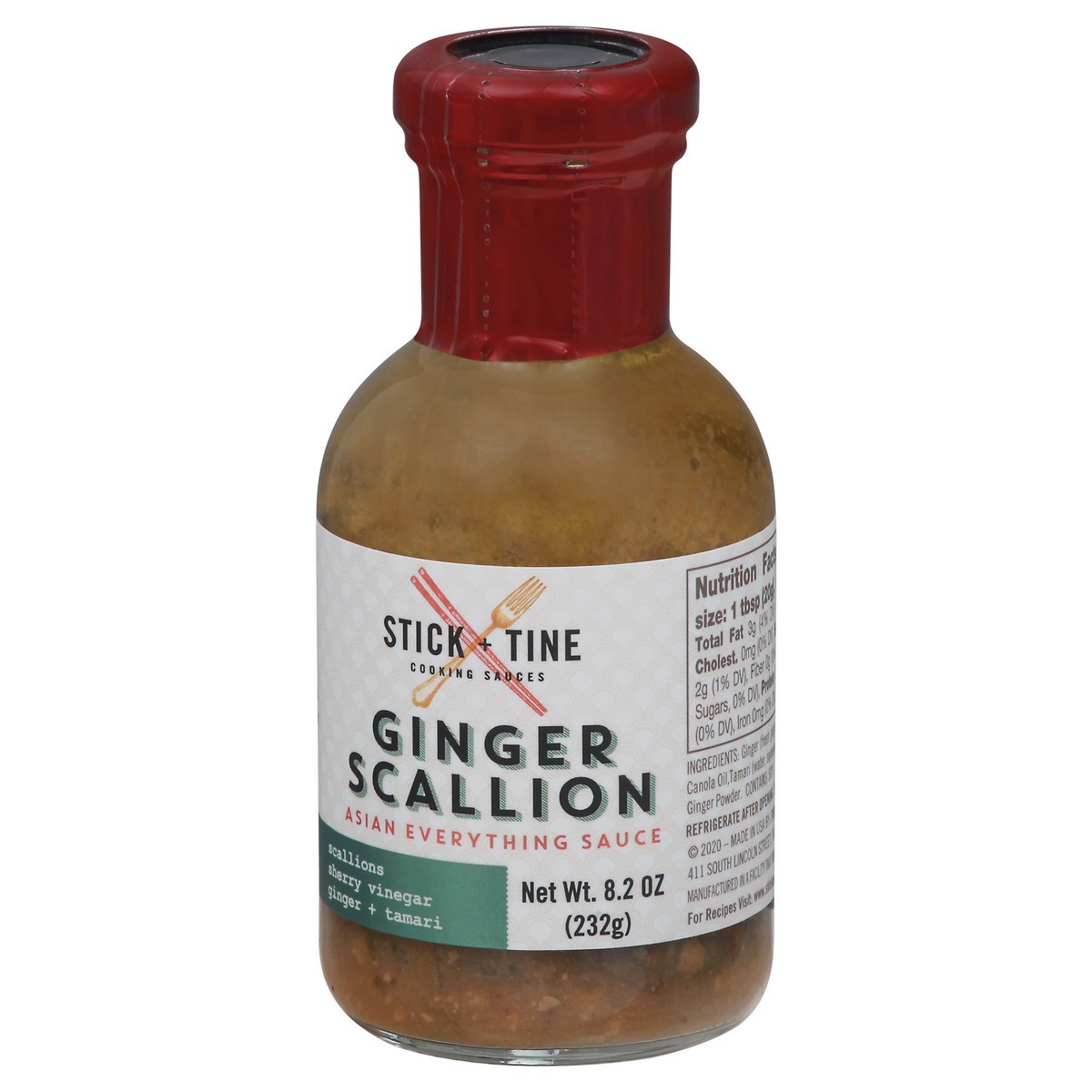 slide 5 of 14, Stick + Tine Ginger Scallion Asian Everything Sauce, 8.2 oz