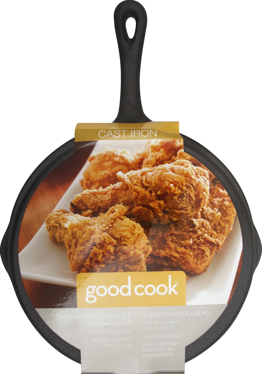 slide 3 of 6, Good Cook Cast Iron Skillet 11.5 Inch, 1 ct