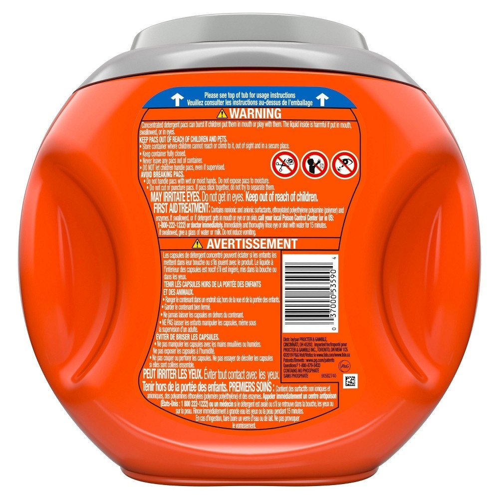 slide 3 of 3, Tide Hygienic Clean Heavy 10x Duty Power PODS Original Laundry Detergent Liquid Pacs, 21 ct