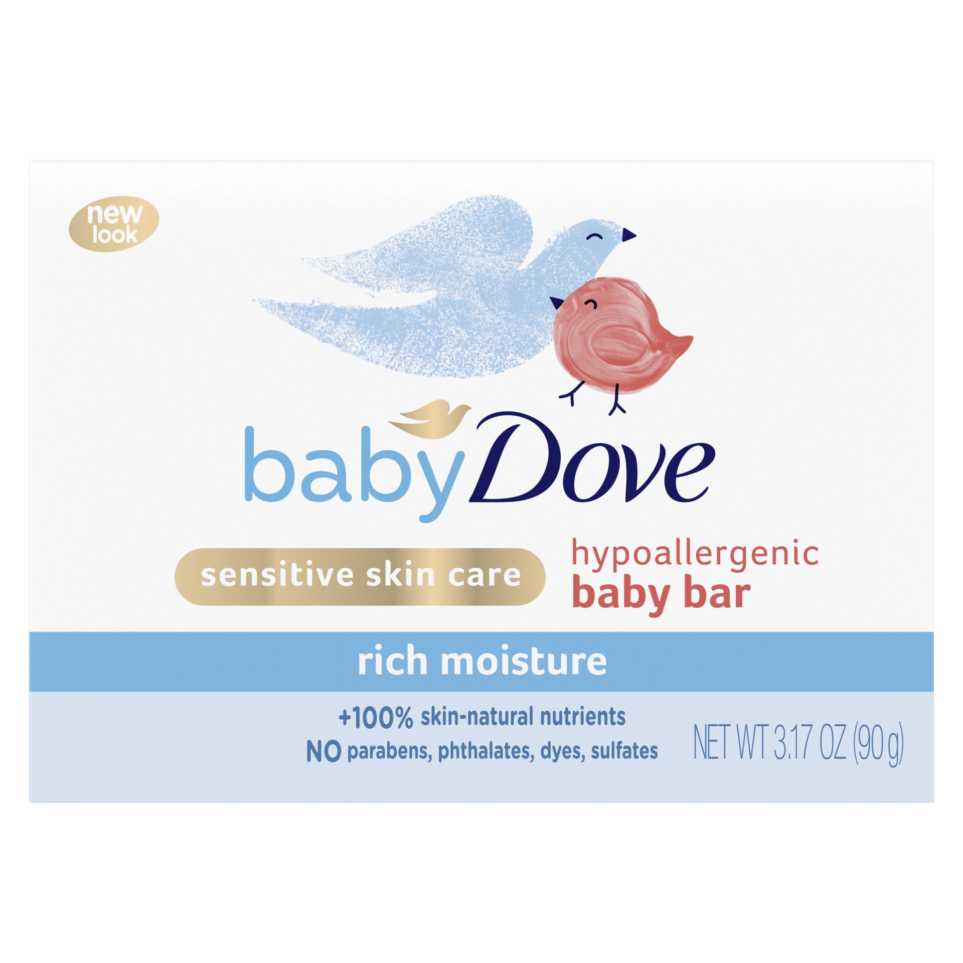 slide 1 of 1, Baby Dove Baby Soap Bar Rich Moisture, 3.17 oz, 1 Ct , 3.17 oz