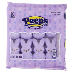 Just Born Easter Peeps 8 Ct Lavender Bunnies, 3 Oz