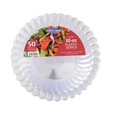 Caterer's Choice Clear Plastic Bowls