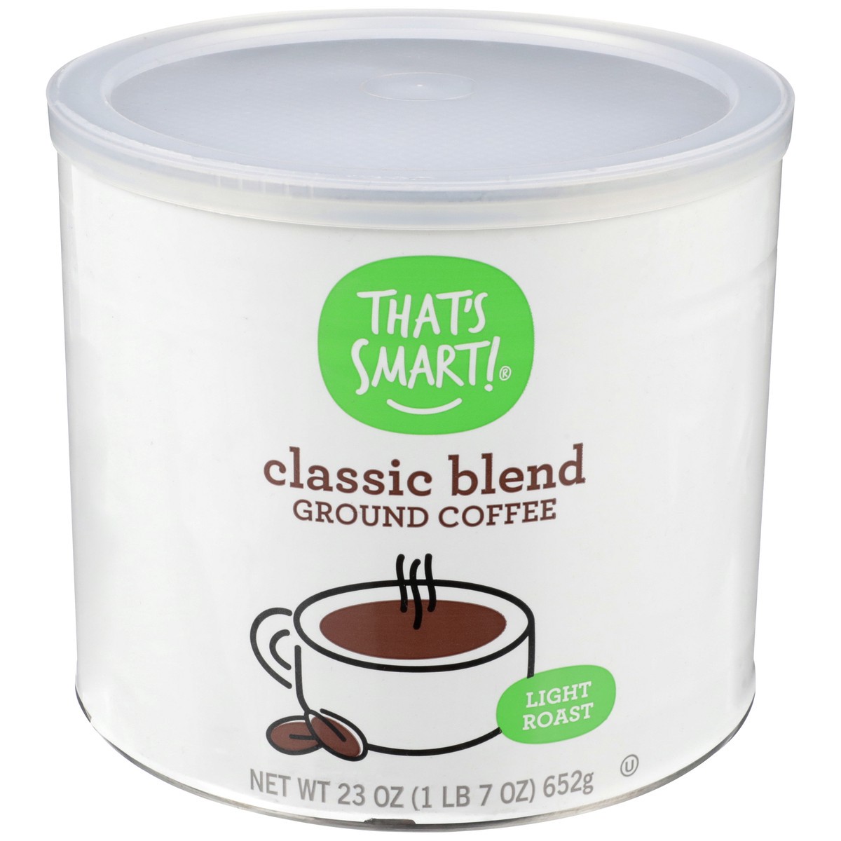 slide 1 of 11, That's Smart! Light Roast Classic Blend 100% Ground Coffee, 23 oz