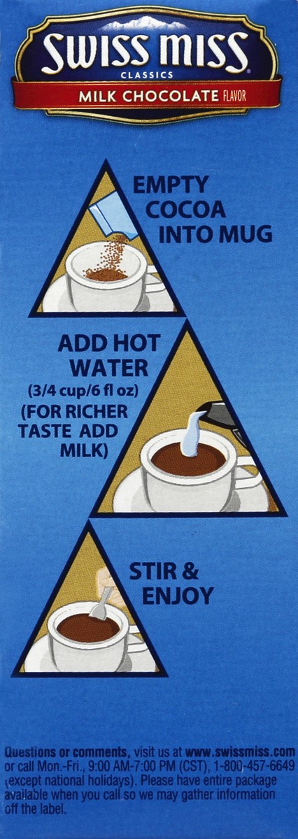 slide 5 of 6, Swiss Miss Classics Milk Chocolate Flavor Hot Cocoa Mix - 10 ct, 10 ct