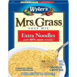 Mrs. Grass Wyler's Mrs. Grass Extra Noodles Soup Mix, 5.2 oz Box