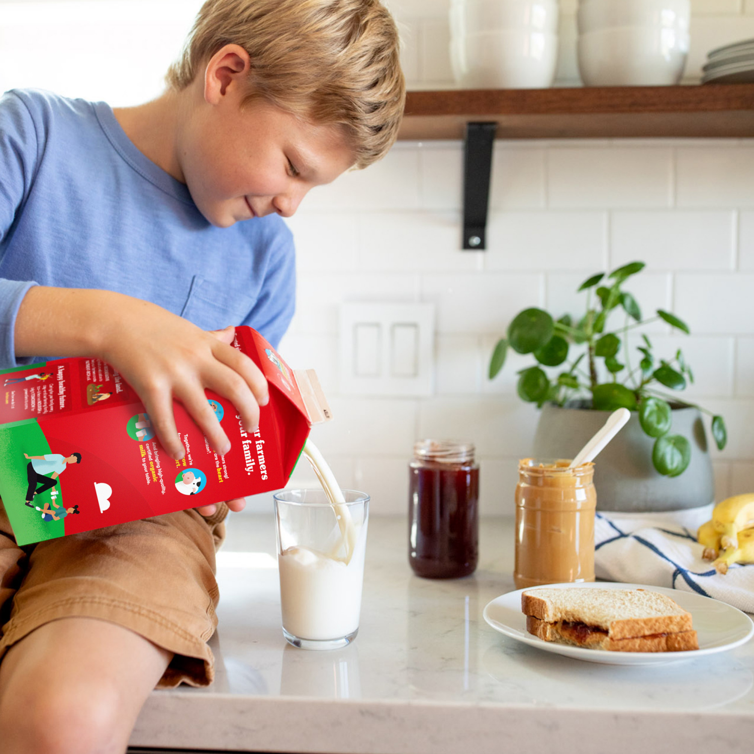 slide 4 of 5, Horizon Organic Grassfed 2 Percent Milk, Reduced Fat Milk, 59 FL OZ Carton, 59 fl oz